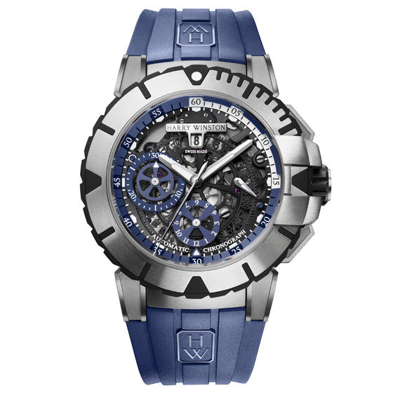 Buy Replica Harry Winston OCEAN SPORT CHRONOGRAPH OCSACH44ZZ007 watch Review